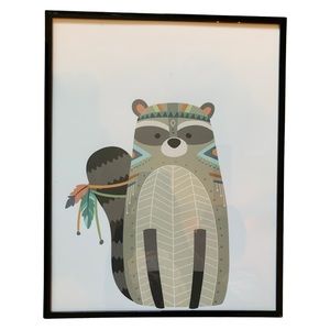 Adorable framed tribal animal print